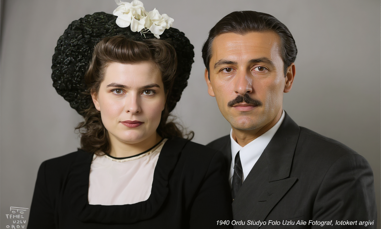 AI ile restore edilmiş temiz kaliteli fotoğraf